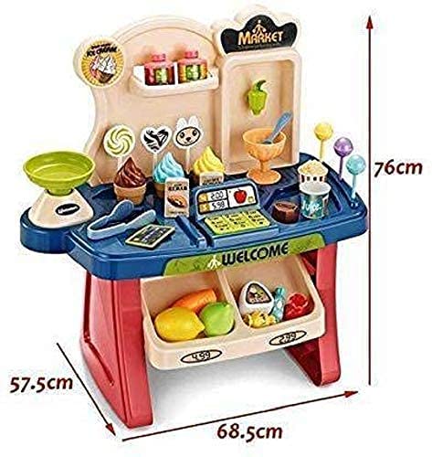 Supermarket Toy Set for Kids, Shopping Cart