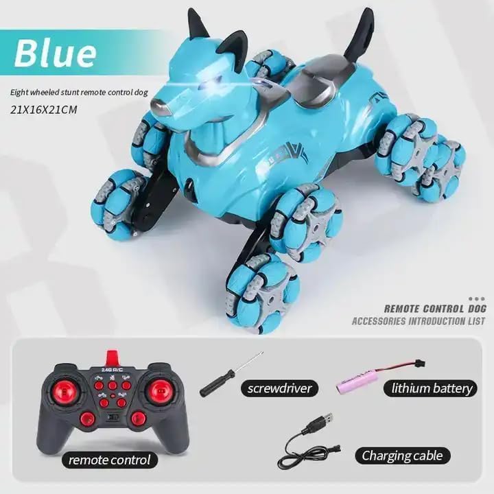 Smart RC Robot Dog with LED Eyes, Music & Tricks