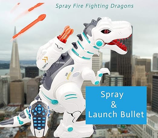 Remote Control Walking Robot Dinosaur Toy for Kids