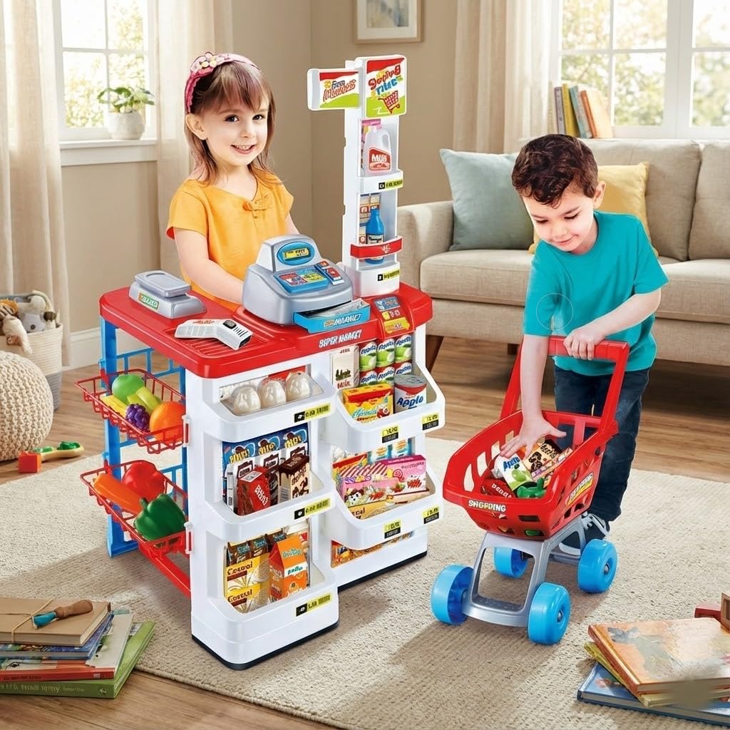 Kids Supermarket Playset & accessories