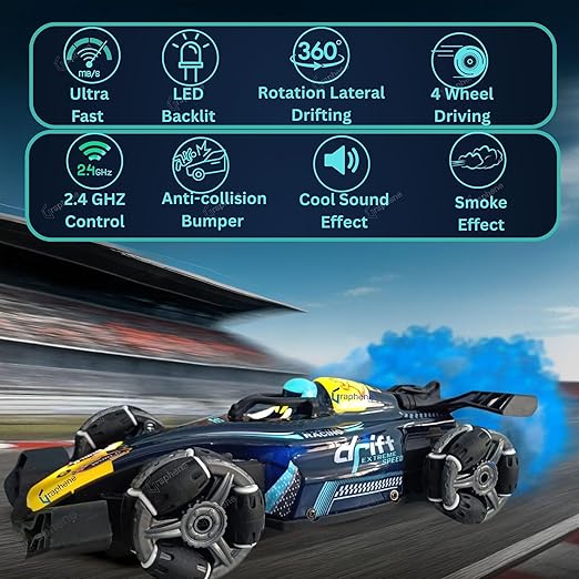 F1 Gesture Drift Smoke RC Racing Car