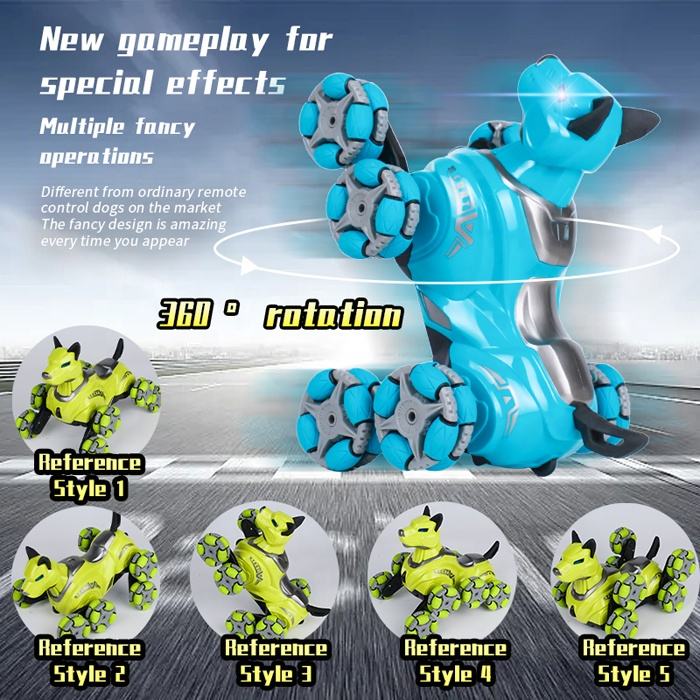 Smart RC Robot Dog with LED Eyes, Music & Tricks