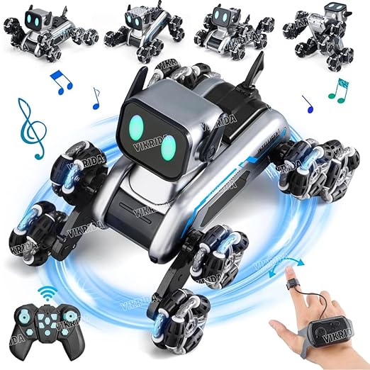 RC 8WD Gesture Sensor RC Stunt car with Light
