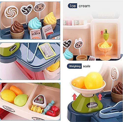 Supermarket Toy Set for Kids, Shopping Cart
