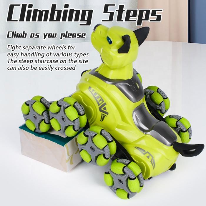 Smart RC Robot Dog with LED Eyes, Music & Tricks