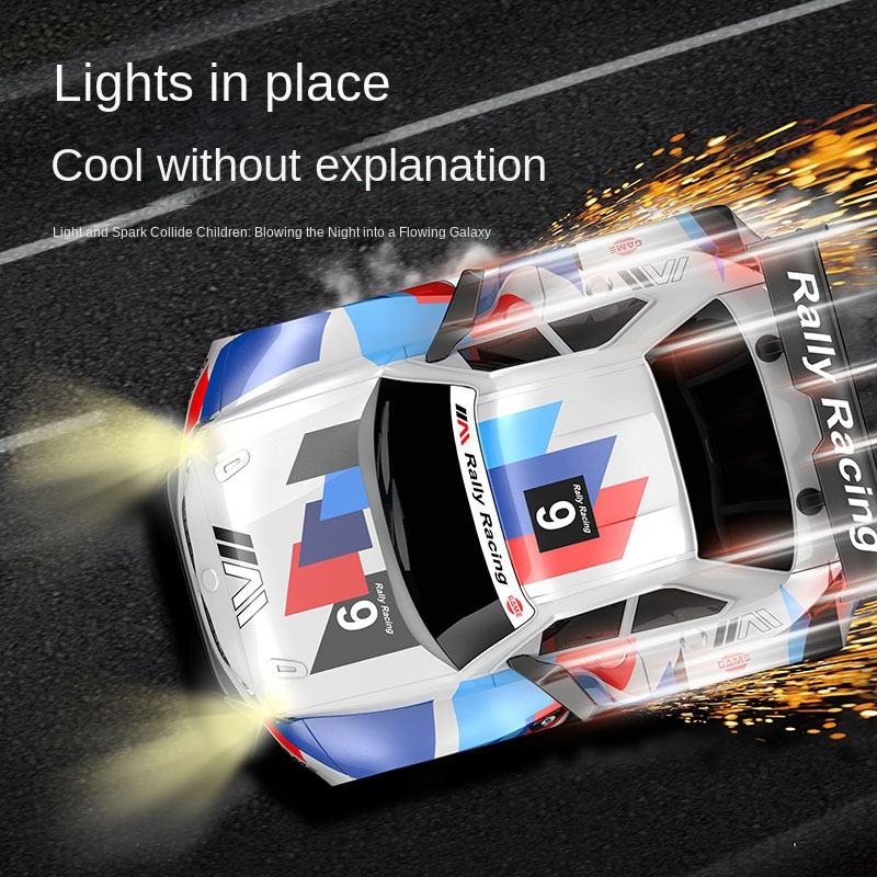 High-Speed RC Drift Car with Spark Wheel Effects