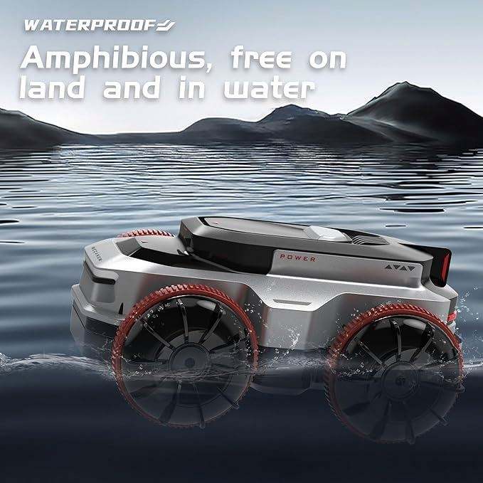 Mini 4WD RC Stunt Car 360° Amphibious Drive
