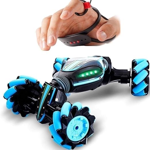Gesture Sensor RC Off-Road Car with Double-Sided Rotation & Lights