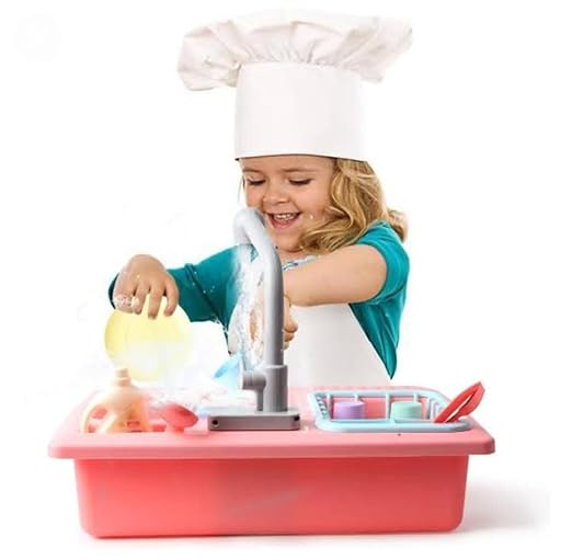 Kids Sink Dishwasher ,13 PCs Pretend Play Toy
