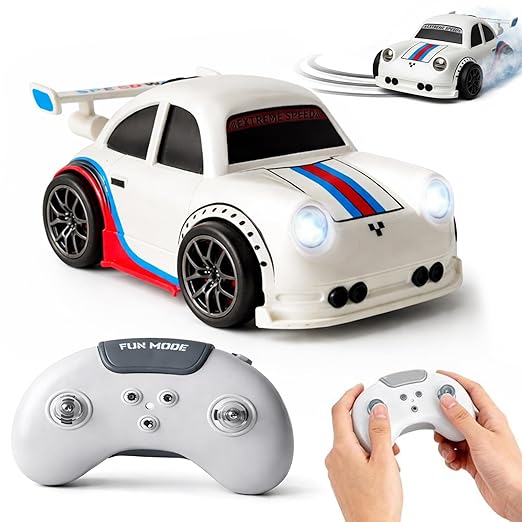 Mini RC Drift Car with LED Lights & Sound Effects