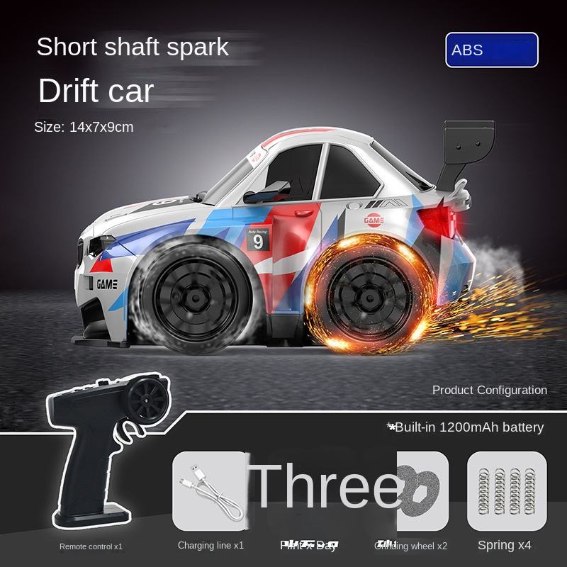 High-Speed RC Drift Car with Spark Wheel Effects
