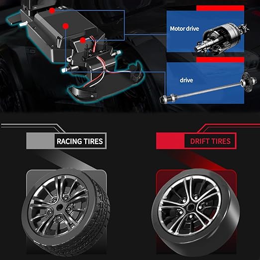1:16 RC Drift Car 4WD 40KM/H High-Speed Racing Car
