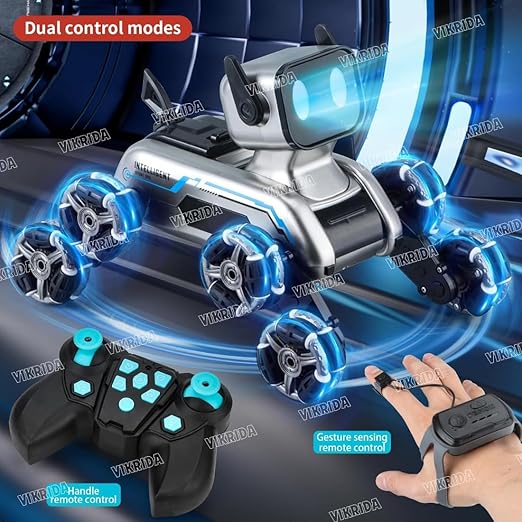 RC 8WD Gesture Sensor RC Stunt car with Light