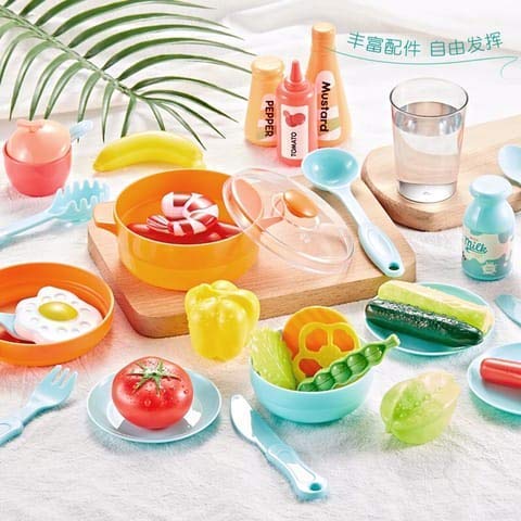 Kitchen Playset with Lights, Running Water Sink
