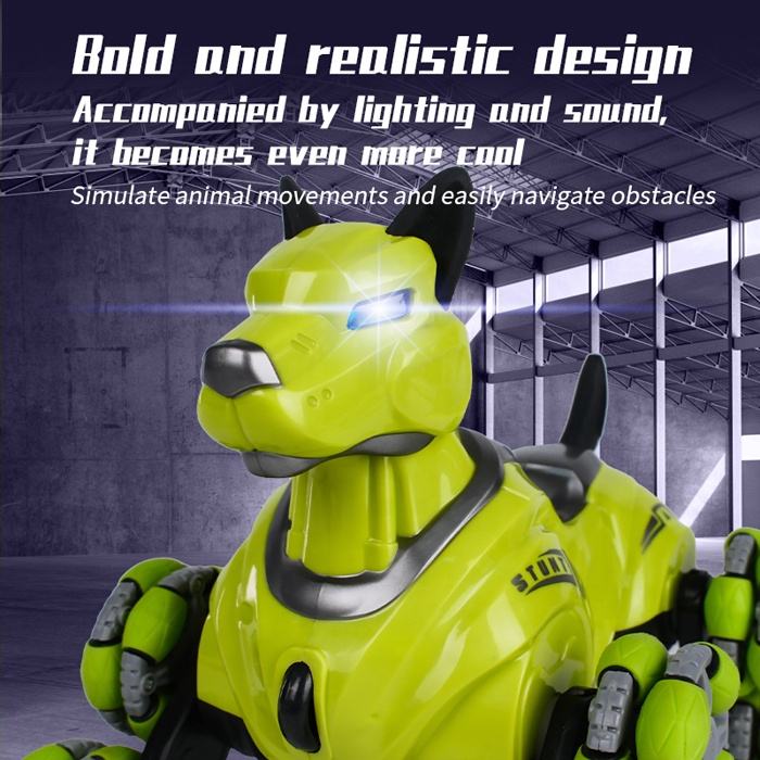 Smart RC Robot Dog with LED Eyes, Music & Tricks