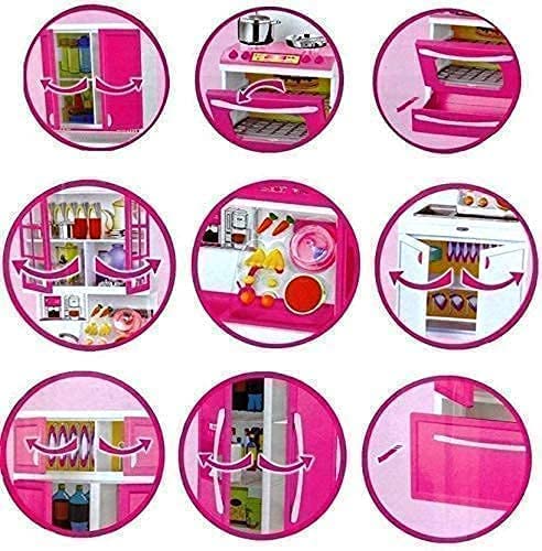 Plastic 3 Compartment Kitchen Set
