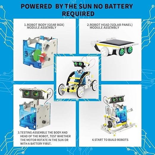 13-in-1 Solar Educational Robot Kit Toys