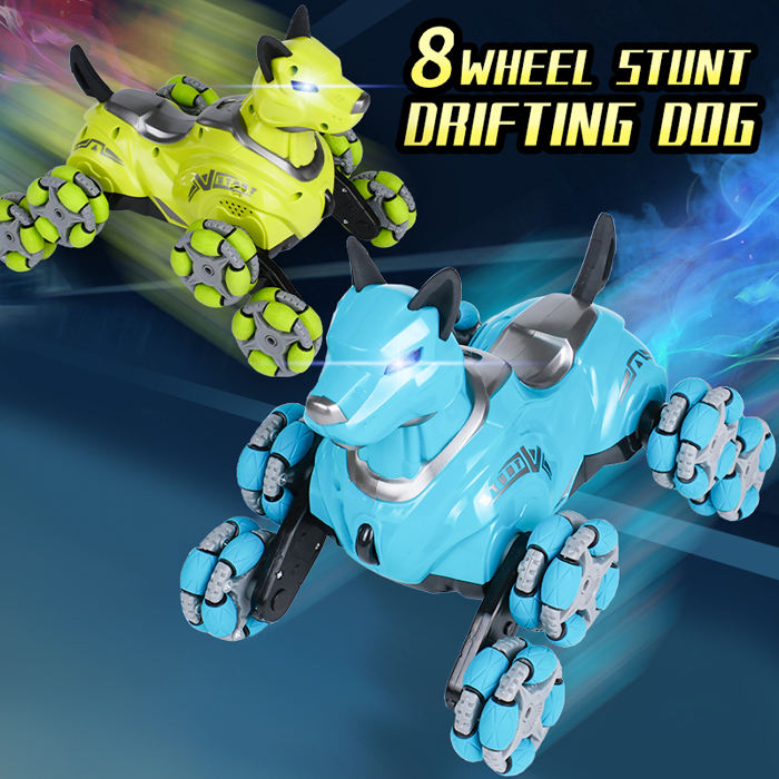 Smart RC Robot Dog with LED Eyes, Music & Tricks