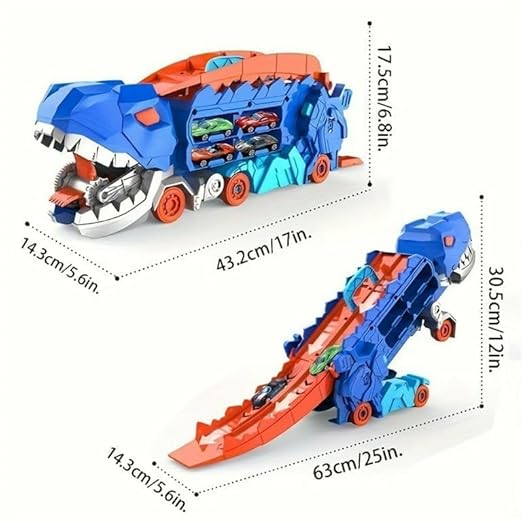 Dinosaur Transporter Truck Toy