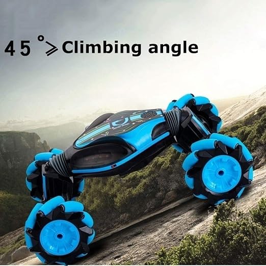 Gesture Sensor RC Off-Road Car with Double-Sided Rotation & Lights