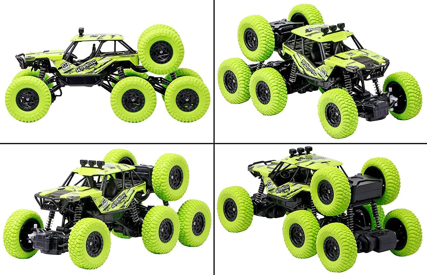 8 Wheel RC Rock Crawler Monster Truck 1:18 Scale
