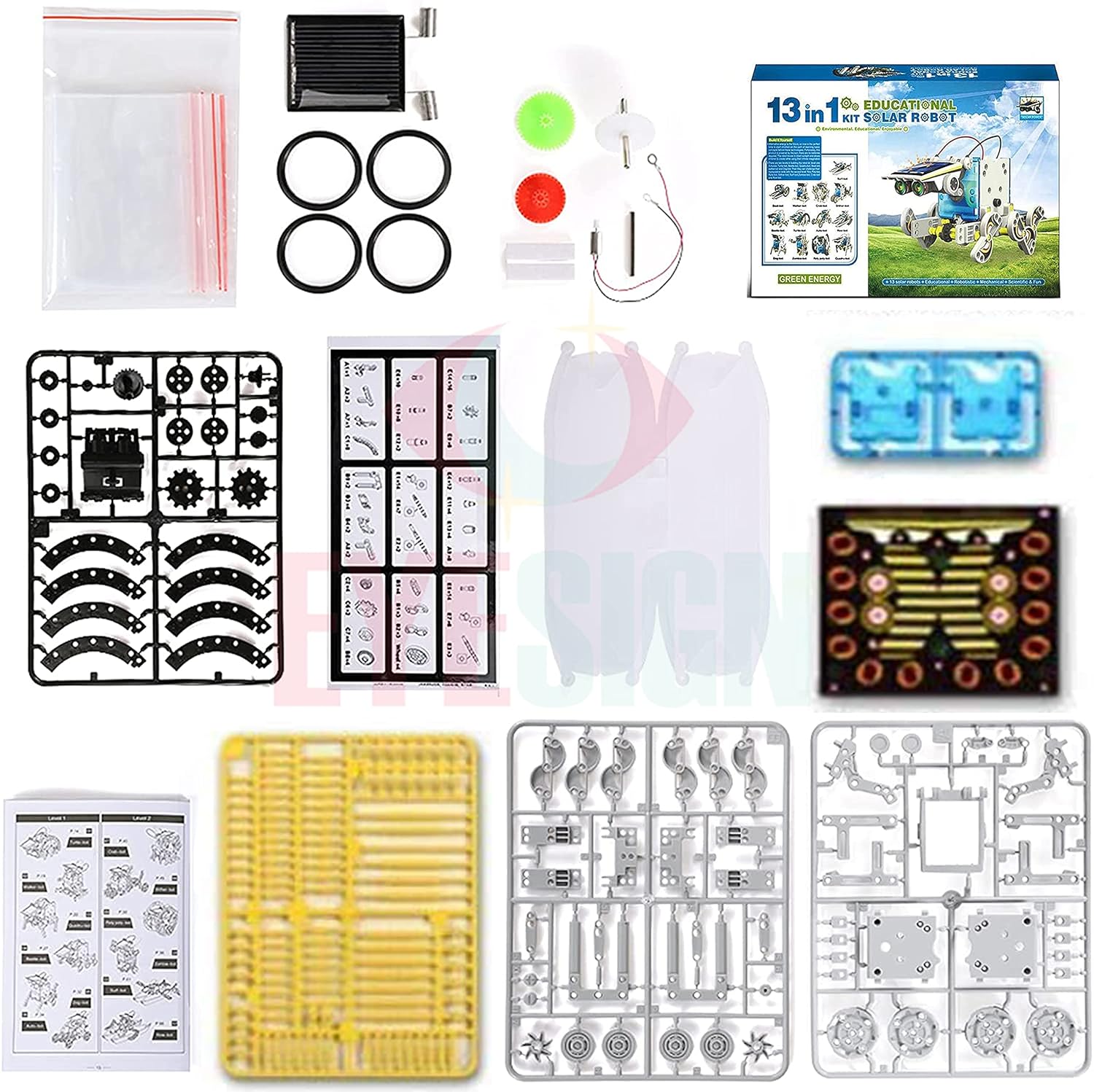 13-in-1 Solar Educational Robot Kit Toys
