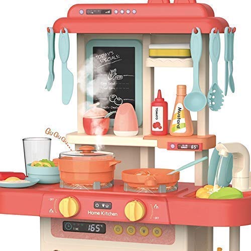 Kitchen Playset with Lights, Running Water Sink