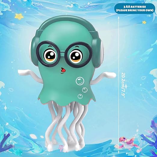 Dancing Jellyfish ,Music, LED Lights & 360° Action