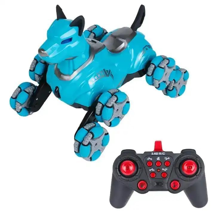 Smart RC Robot Dog with LED Eyes, Music & Tricks